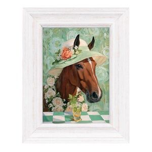 Derby Horse & Cocktail Framed Art